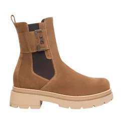 Nerogiardini Chelsea Boots*Italienske Combatstøvler Stilfulde og Behagelige Brun