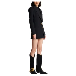 Balmain Jakker*Jakke med snøreliv og 2 knapper Sort