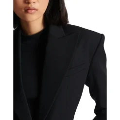 Balmain Jakker*Jakke med snøreliv og 2 knapper Sort