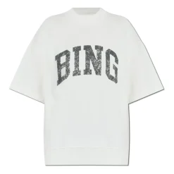 Anine Bing T-Shirts*Jay Kortærmet T-shirt Hvid