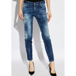 Dsquared2 Jeans*Jeans Medium Waist Jennifer Blå