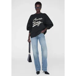 Anine Bing Sweatshirts|Striktrøjer & Sweatere*JERSEY COLOR BLACK Sort