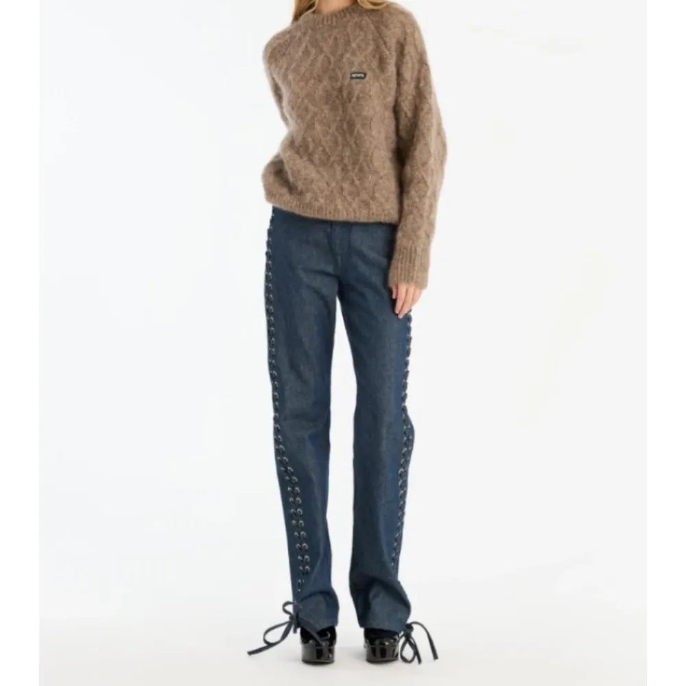 ROTATE Birger Christensen Striktrøjer & Sweatere*Jersey de punto esponjoso Beige