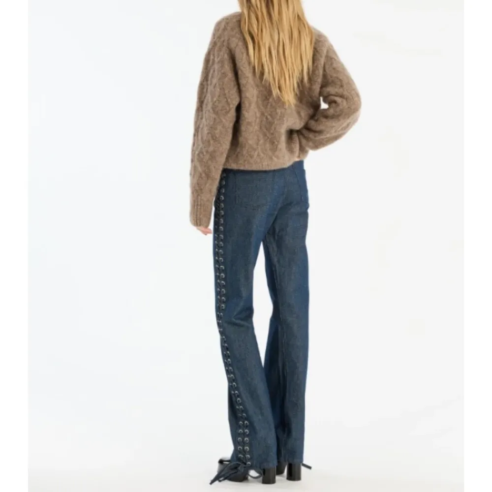 ROTATE Birger Christensen Striktrøjer & Sweatere*Jersey de punto esponjoso Beige