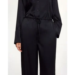 By Malene Birger Bukser*Joanni Satin Trousers Sort