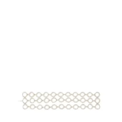 Isabel Marant Smykker*Justerbart Armbånd i Messing og Sølv Grå