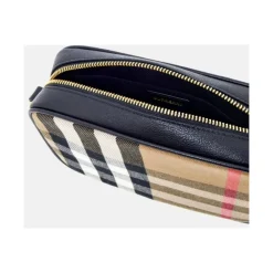 Burberry Skuldertasker*Kamerataske med ternet print Multifarvet