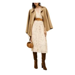 Ba&Sh Kjoler*Karla Kjole Chic Fluid Beige Gul