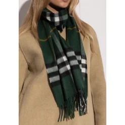 Burberry Tørklæder*Kashmir tørklæde Grøn