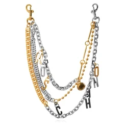 Moschino Tilbehør Til Tasker*Kæde til taske med logo Gul