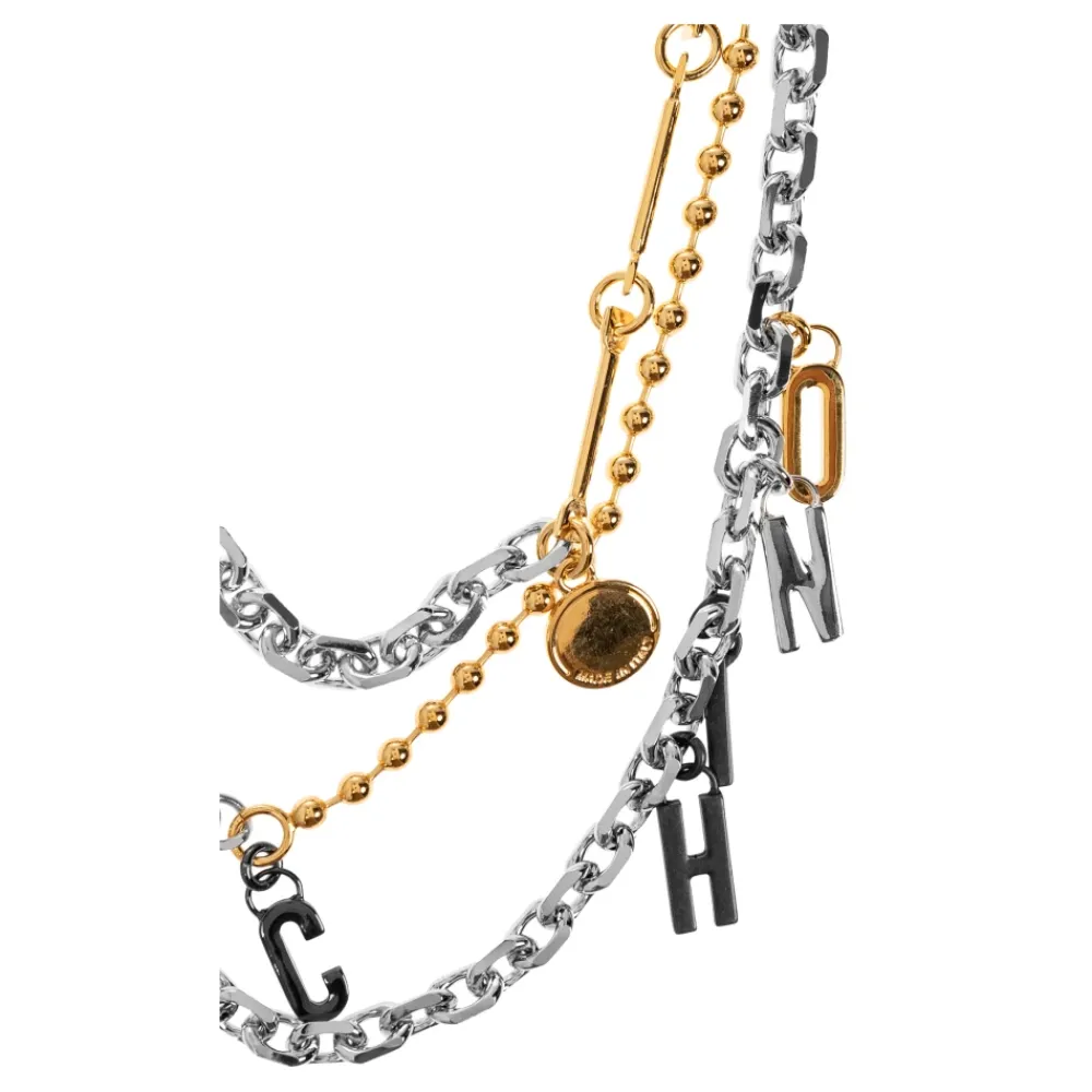 Moschino Tilbehør Til Tasker*Kæde til taske med logo Gul