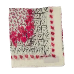 Zadig & Voltaire Tørklæder*Kerry Hearts Scarf Multifarvet