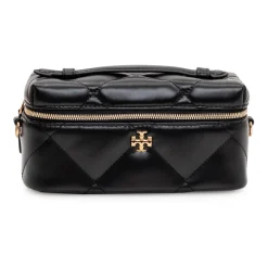 Tory Burch Toilettasker*Kira Diamond Quilt East-West Toilettaske Sort