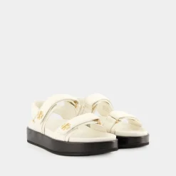 Tory Burch Sandaler*Kira Sport Sandaler Hvid