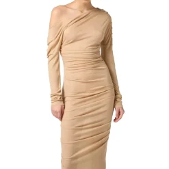 Elisabetta Franchi Kjoler*Kjole i let jersey Gul