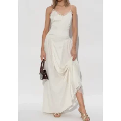 ROTATE Birger Christensen Kjoler*Kjole med blonder Hvid