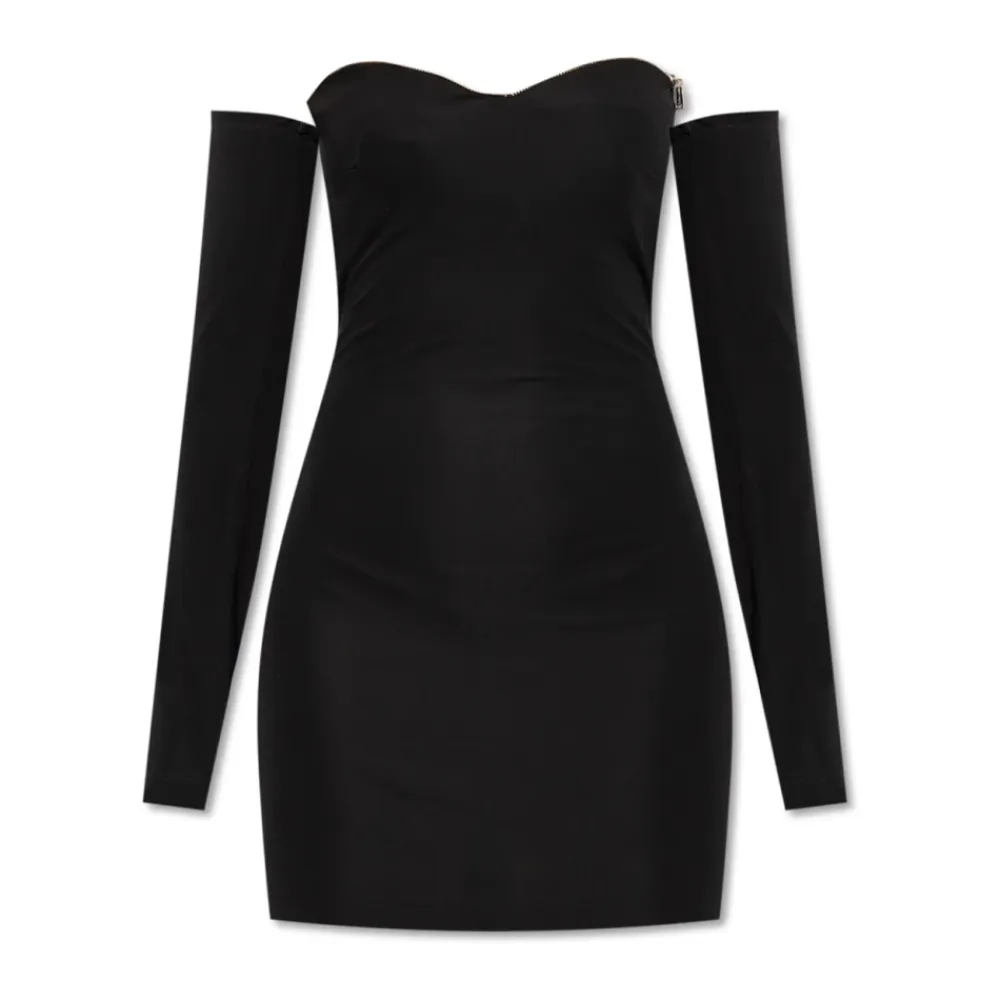 Dsquared2 Kjoler*Kjole med dekorative ærmer Sort