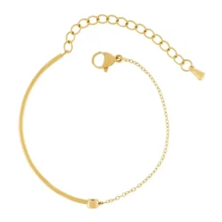 Dansk Copenhagen Smykker*Klar CZ armbånd i dbelægning Gul