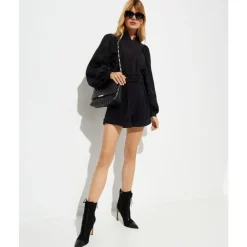 Acler Bluser & Skjorter*Klara Cut-Out Bluse med Bælte Sort