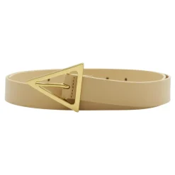 Bottega Veneta Bælter*Klassisk Læderbælte med Guldtonet Hardware Pink