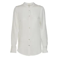 Heartmade Bluser & Skjorter*Klassisk Maple Skjorte Off White Hvid