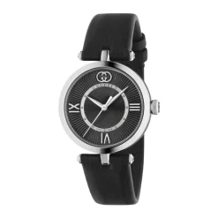 Gucci Ure*Klassisk Rundskive Analog Ur Sort