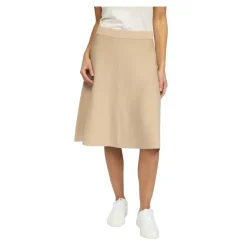 2-Biz Nederdele*Klassisk Sand Nederdel Liva.Sp25 Beige