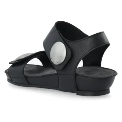 Cashott Sandaler*Klassisk Læder Sandal - AVA Sort