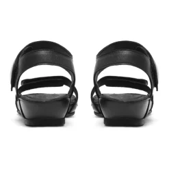 Cashott Sandaler*Klassisk Læder Sandal - AVA Sort