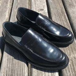 Angulus Loafers*Klassisk Loafer Sko Sort