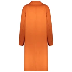 Herno Frakker*Klassisk uldfrakke med to lommer Orange