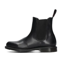 Dr. Martens Chelsea Boots*Klassiske Chelsea Boots Flora Læder Sort