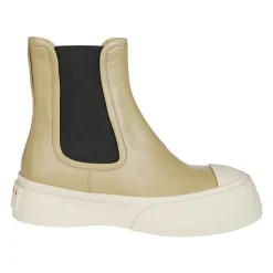 Marni Chelsea Boots*Klassiske Chelsea Støvler Beige