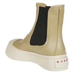 Marni Chelsea Boots*Klassiske Chelsea Støvler Beige