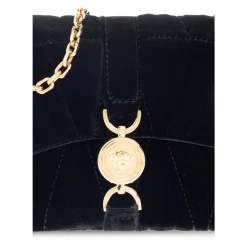Versace Clutch*Kleio Quilted Mini Clutch Sort
