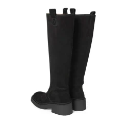 Angulus Støvler*Knæhøj Ruskindsstøvle - Sort