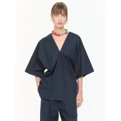 PLAN C Smykker*Knotted Cord Chain Necklace Rød