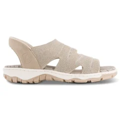 Rieker Sandaler*Komfort Sandal med Hands-Free Teknologi Beige