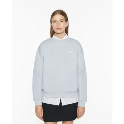 Maison Kitsuné Sweatshirts*Komfortabel Sweatshirt med Maison Kitsune Håndskrift Grå