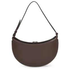 Jacquemus Skuldertasker*Konvertibel læder skuldertaske i midnats Brun