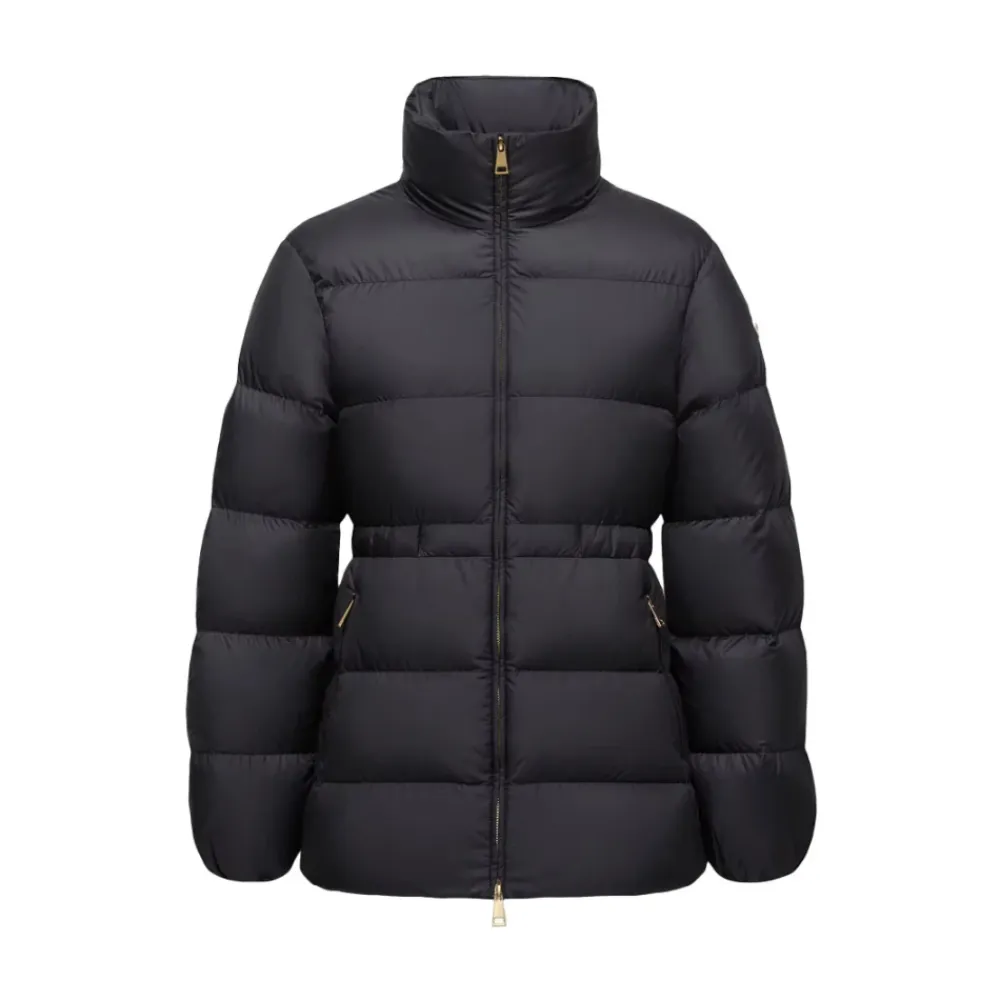 Moncler Jakker*Kort Dunjakke - , Elegant Stil Sort