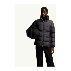 Moncler Jakker*Kort Dunjakke - , Elegant Stil Sort