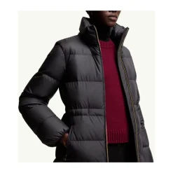 Moncler Jakker*Kort Dunjakke - , Elegant Stil Sort
