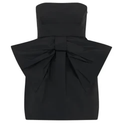 RED Valentino Bluser & Skjorter*Kort kjole med draperet sløjfe Sort