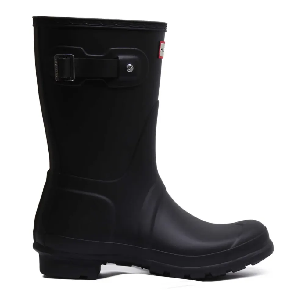 Hunter Støvler*Kort Regnstøvle Mat Finish Sort