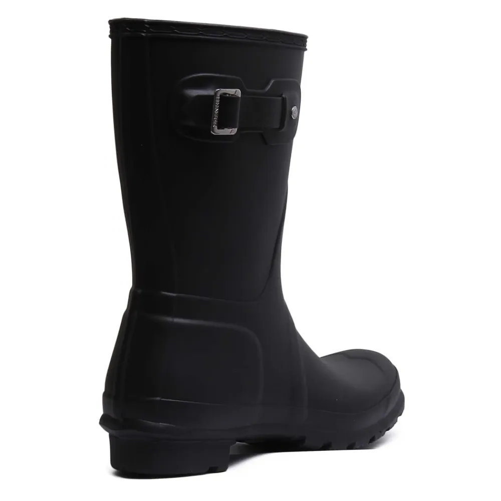 Hunter Støvler*Kort Regnstøvle Mat Finish Sort