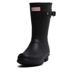 Hunter Støvler*Kort Regnstøvle Mat Finish Sort
