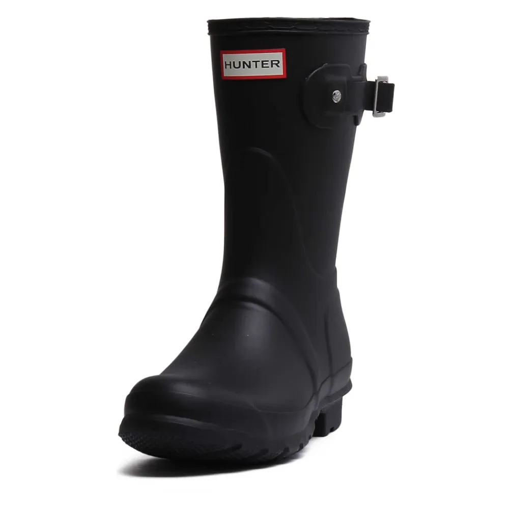 Hunter Støvler*Kort Regnstøvle Mat Finish Sort