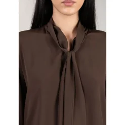 Seventy Bluser & Skjorter*Kortærmet Bluse Brun