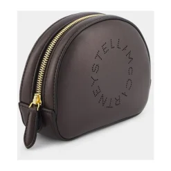 Stella McCartney Toilettasker*Kosmetiktaske med logo Brun